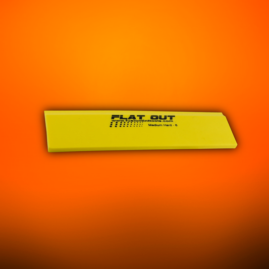 8" YELLOW FLAT OUT SQUEEGEE BLADE
