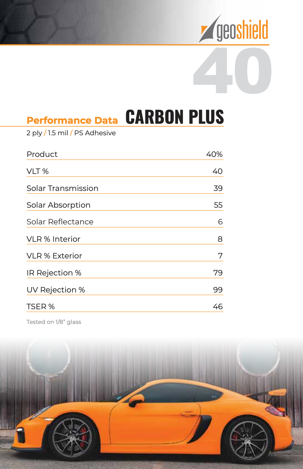 Carbon Plus 40% 24"x100', 50% OFF, SAVE $125.00!